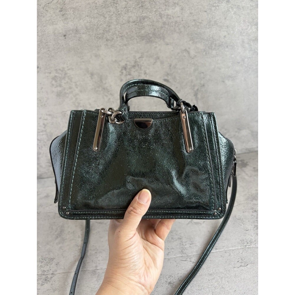 COACH Mini Metallic Dreamer 21 Satchel Crossbody Leather Bag Limited Edition - Picture 3 of 9